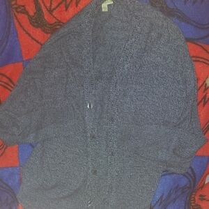 Y2k / 2010s Trend. Vintage Grandpa Cardigan. Wool / Cotton Blend. Sz Xl